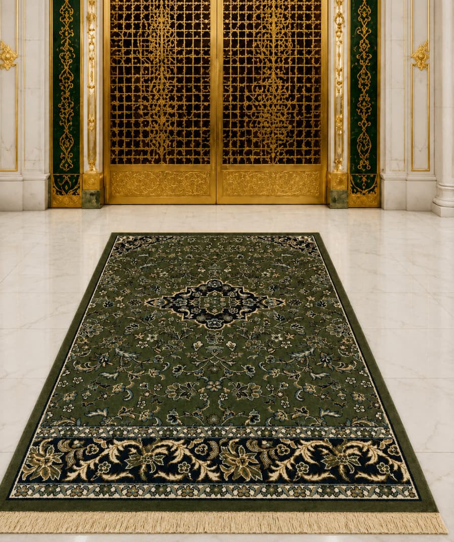 Rawdah Orignal Prayer Rug - 8mm- Made In Madinah