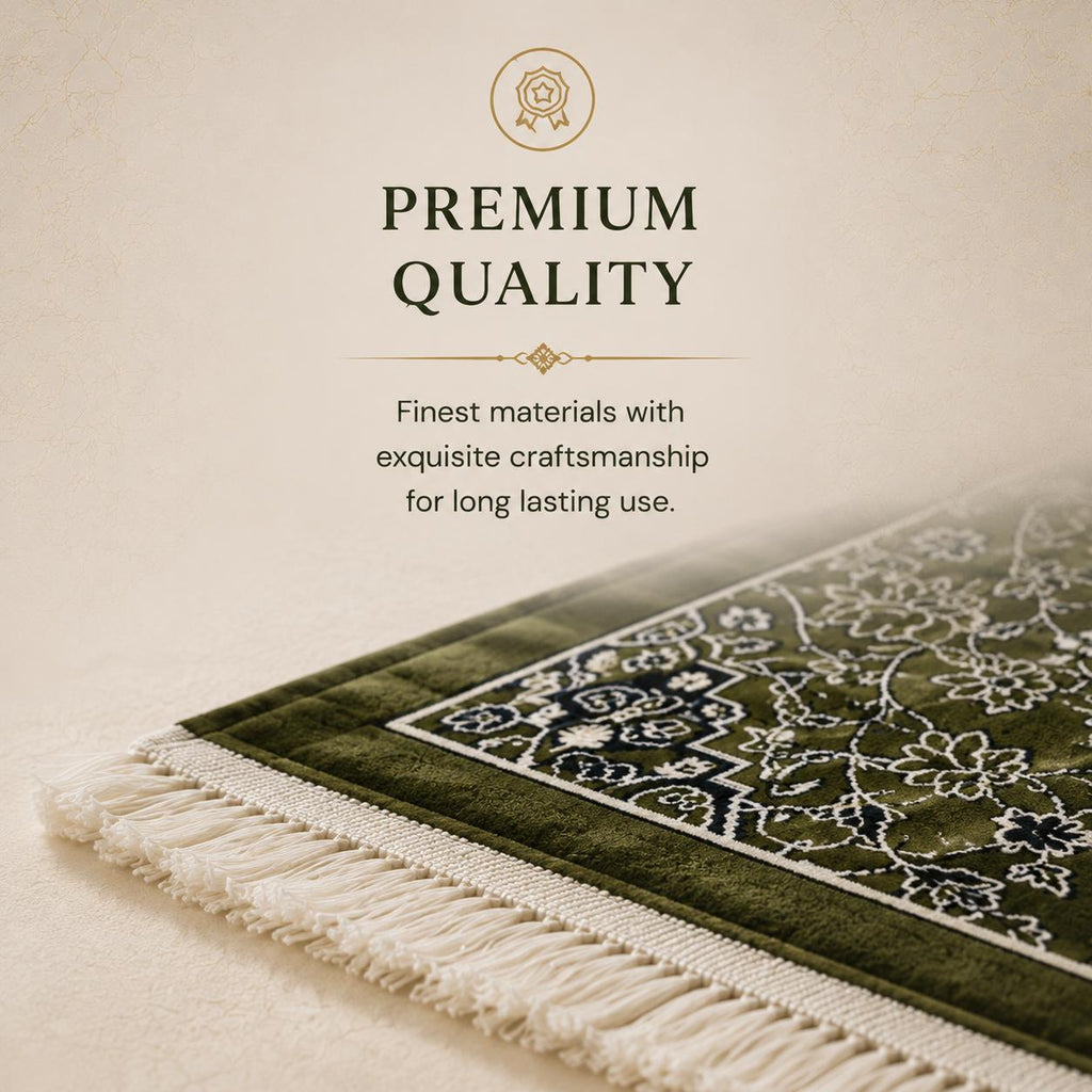 Rawdah Orignal Prayer Rug - Made In Madinah