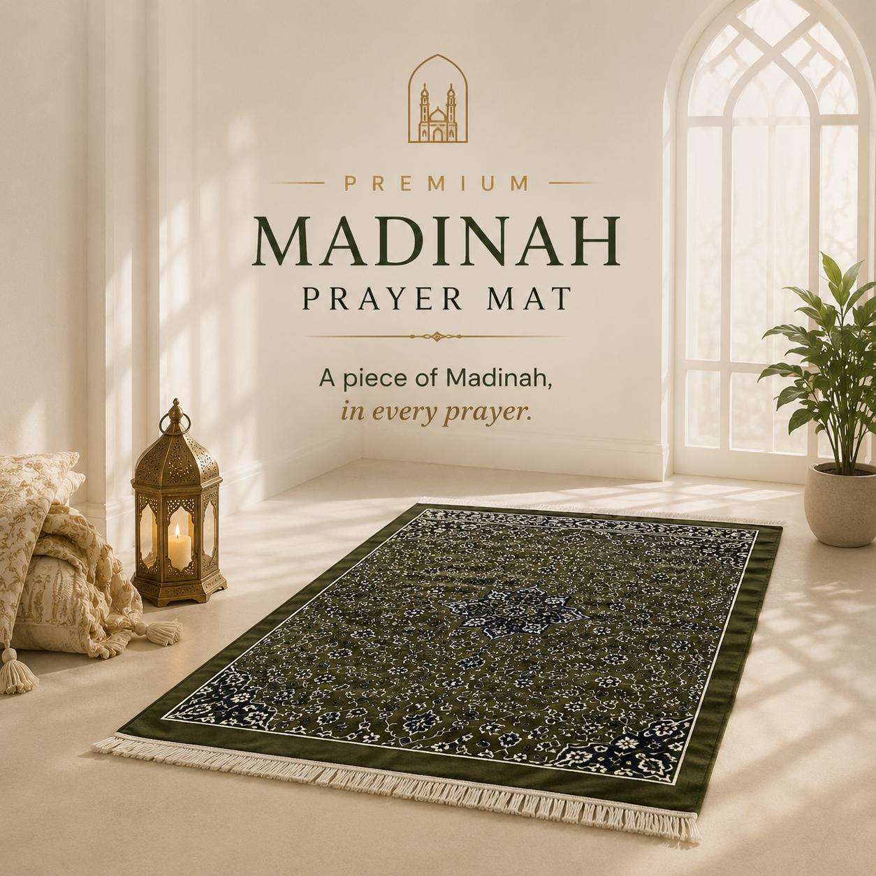 Rawdah Orignal Prayer Rug - Made In Madinah
